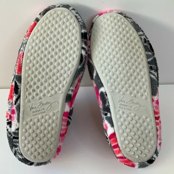 Vera Bradley Cherry Blossom Slipper Boots Women’s Size 7-8 - Picture 5 of 9
